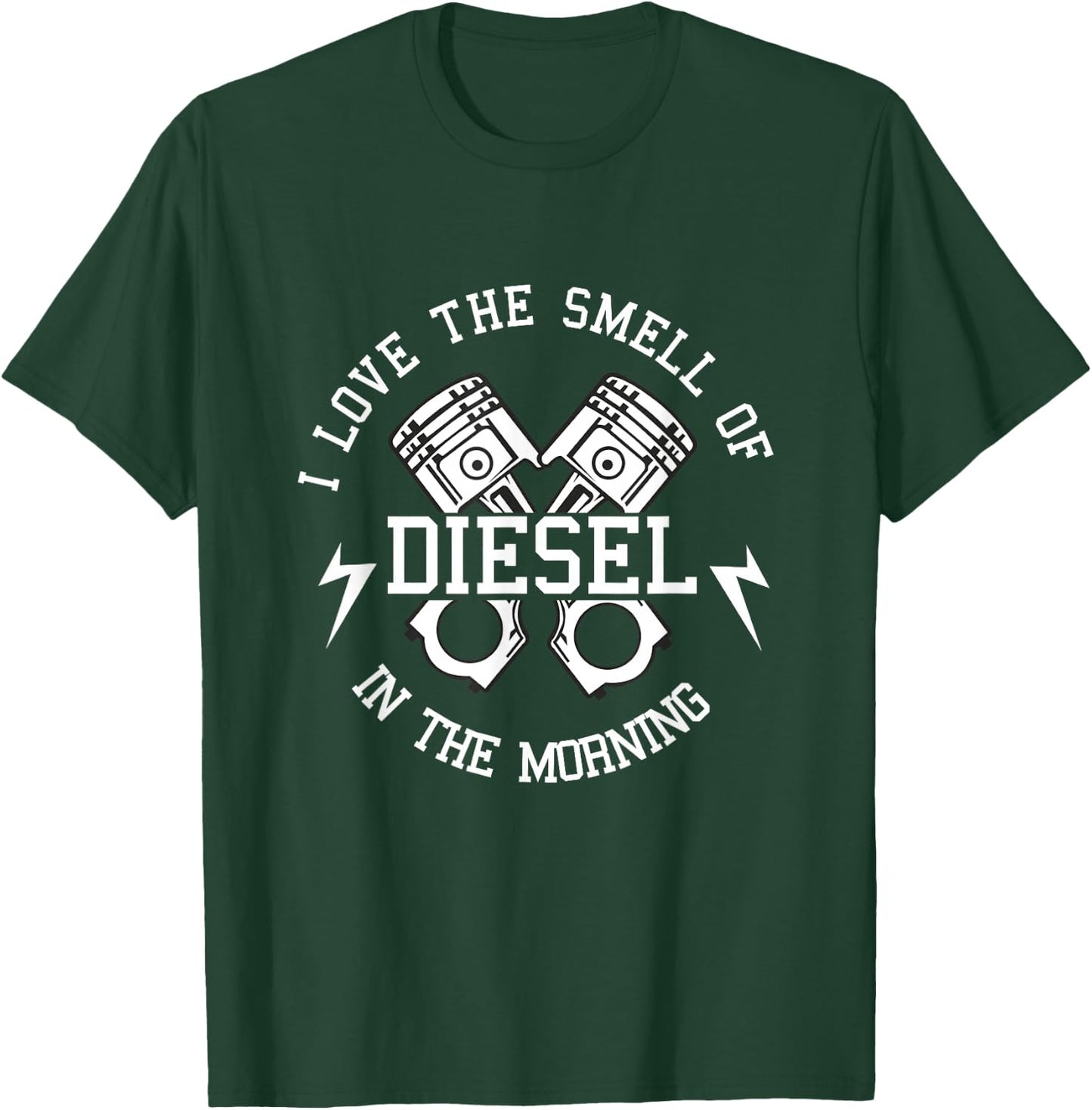 I Love The Smell Of Diesel Car Diesel Mechanic T-Shirt - T-Shirt | Forest