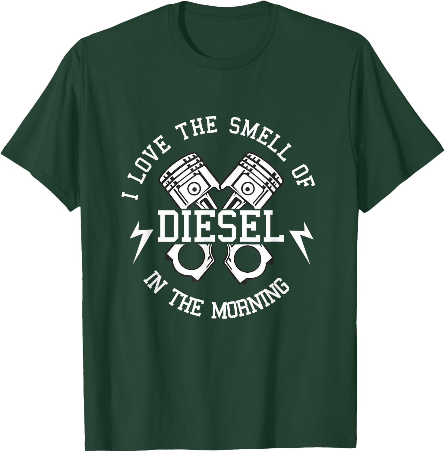 I Love The Smell Of Diesel Car Diesel Mechanic T-Shirt - T-Shirt | Forest