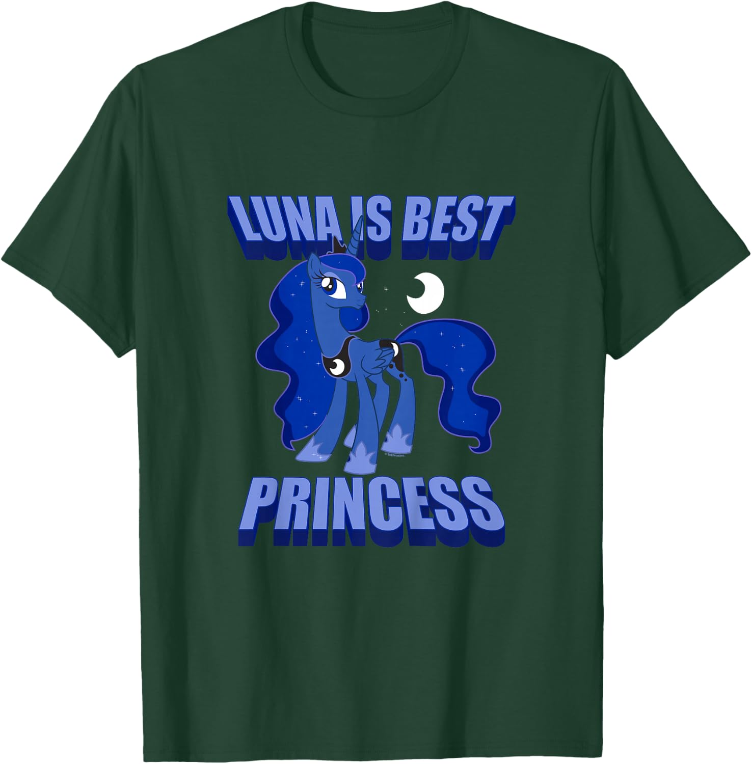 Kids My Little Pony: Friendship Is Magic Luna The Best Princess T-Shirt - T-Shirt | Forest