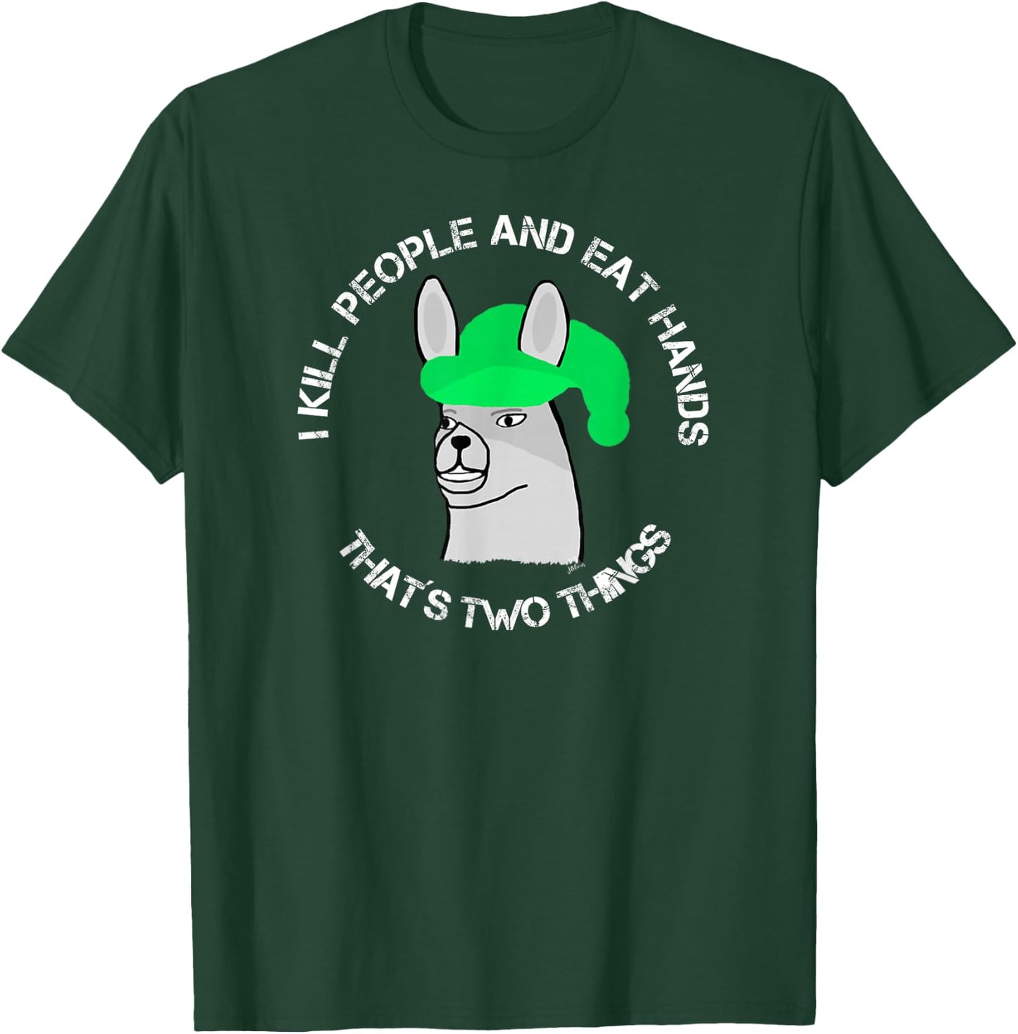 Lamas with hats Karl - that´s two things - funny Karl T-Shirt - T-Shirt | Forest