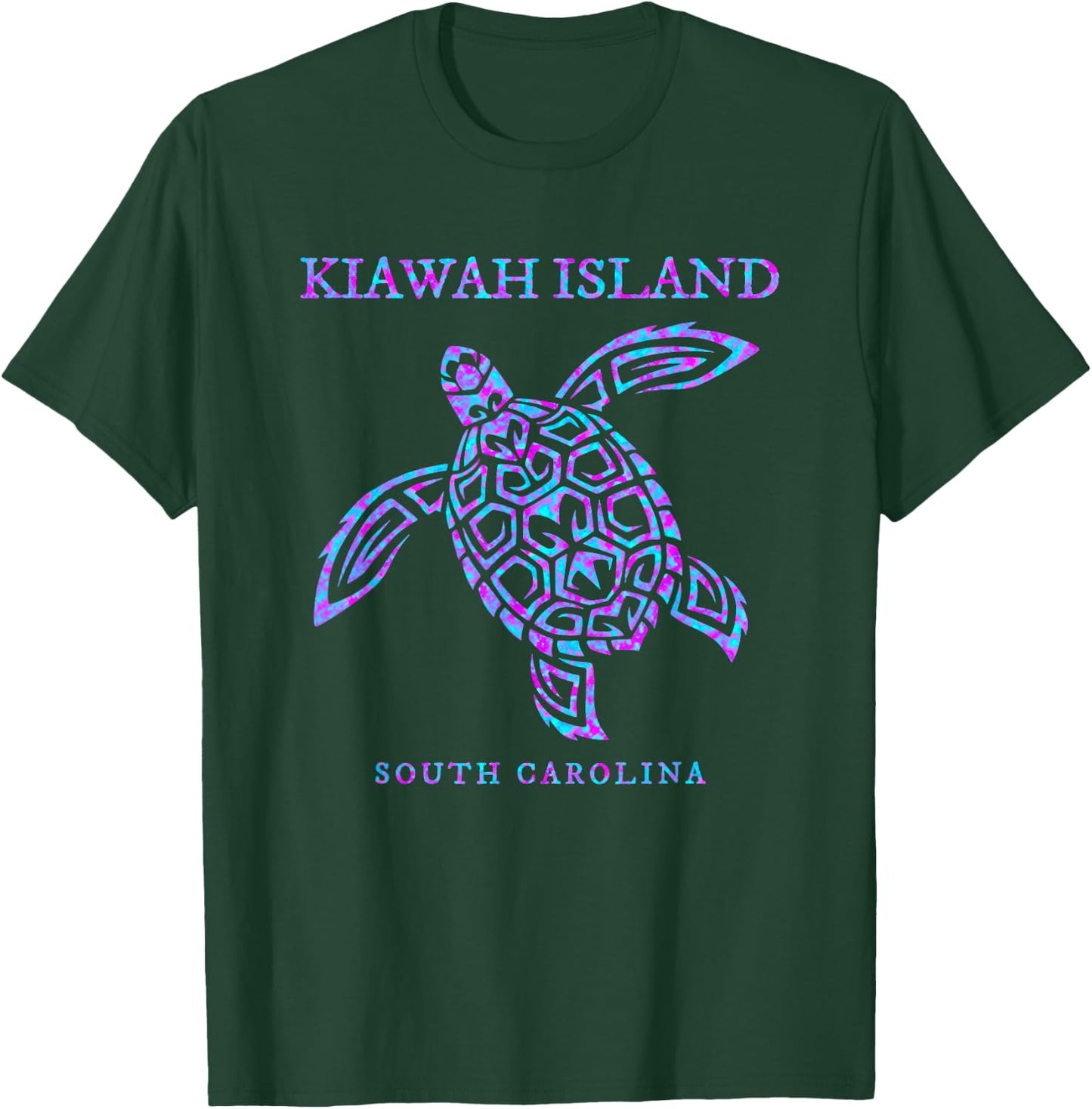 Kiawah Island South Carolina Sea Turtle Souvenir Boys Girls T-Shirt - T-Shirt | Forest