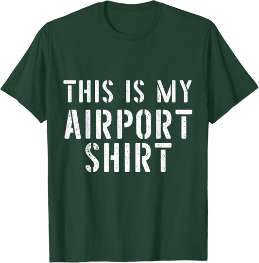 This is My Airport Shirts Family Travel Lover T-Shirt - T-Shirt | Forest