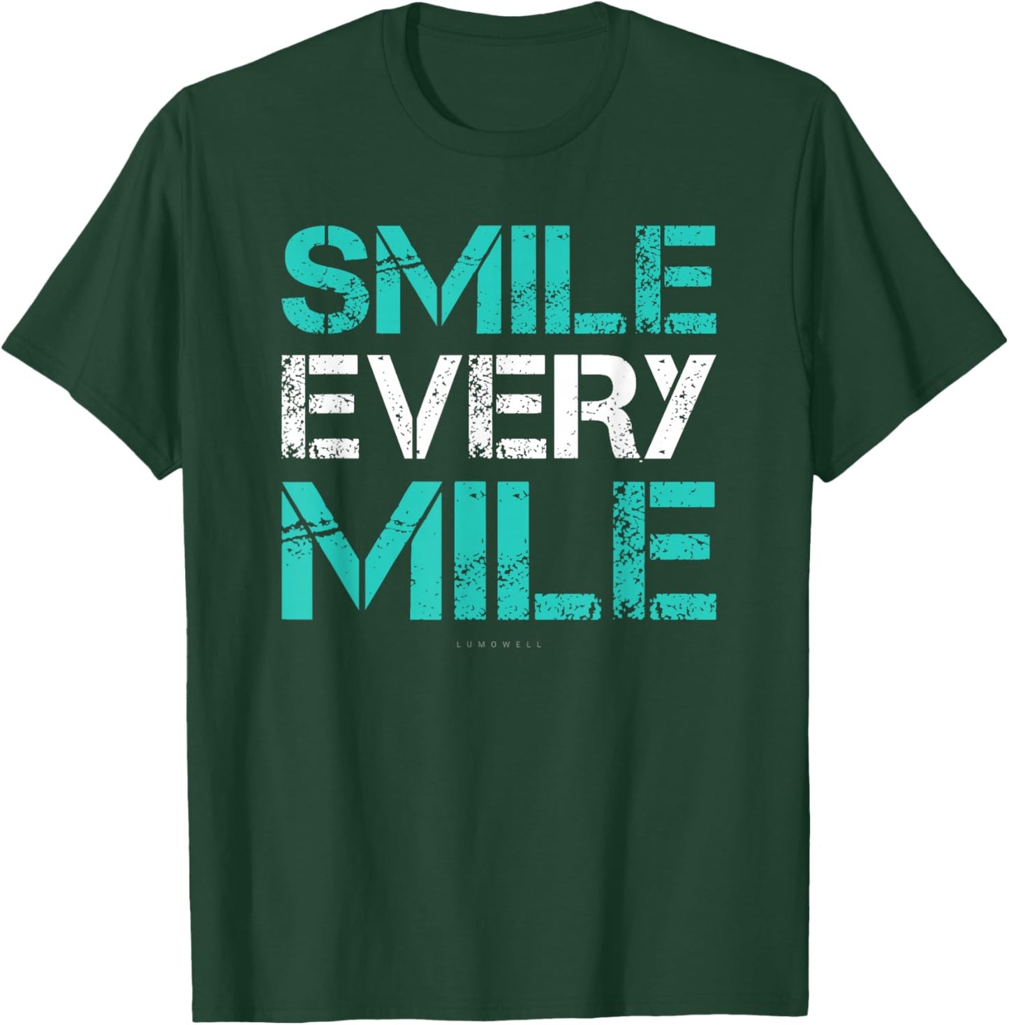 Smile Every Mile Shirt. Funny Running . Runner Gifts T-Shirt - T-Shirt | Forest