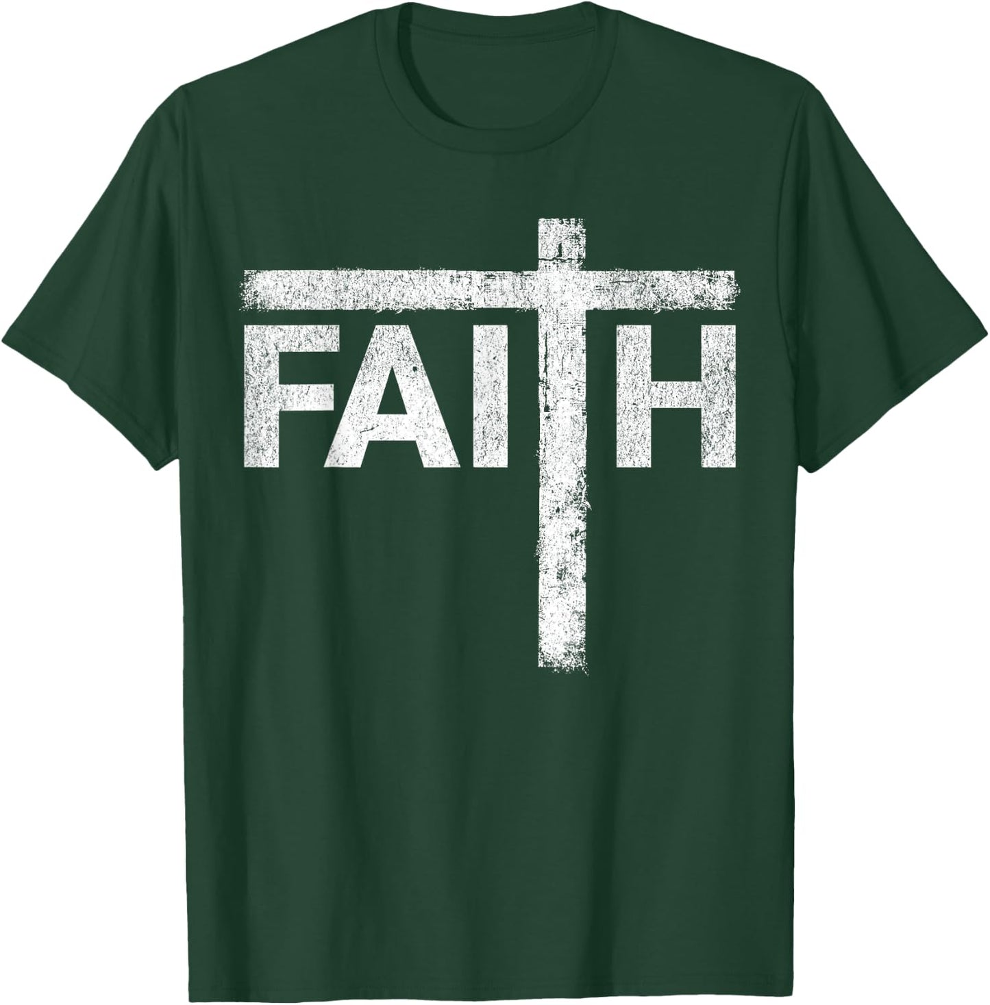 Christian Faith & Cross - Christian Faith T-Shirt - T-Shirt | Forest