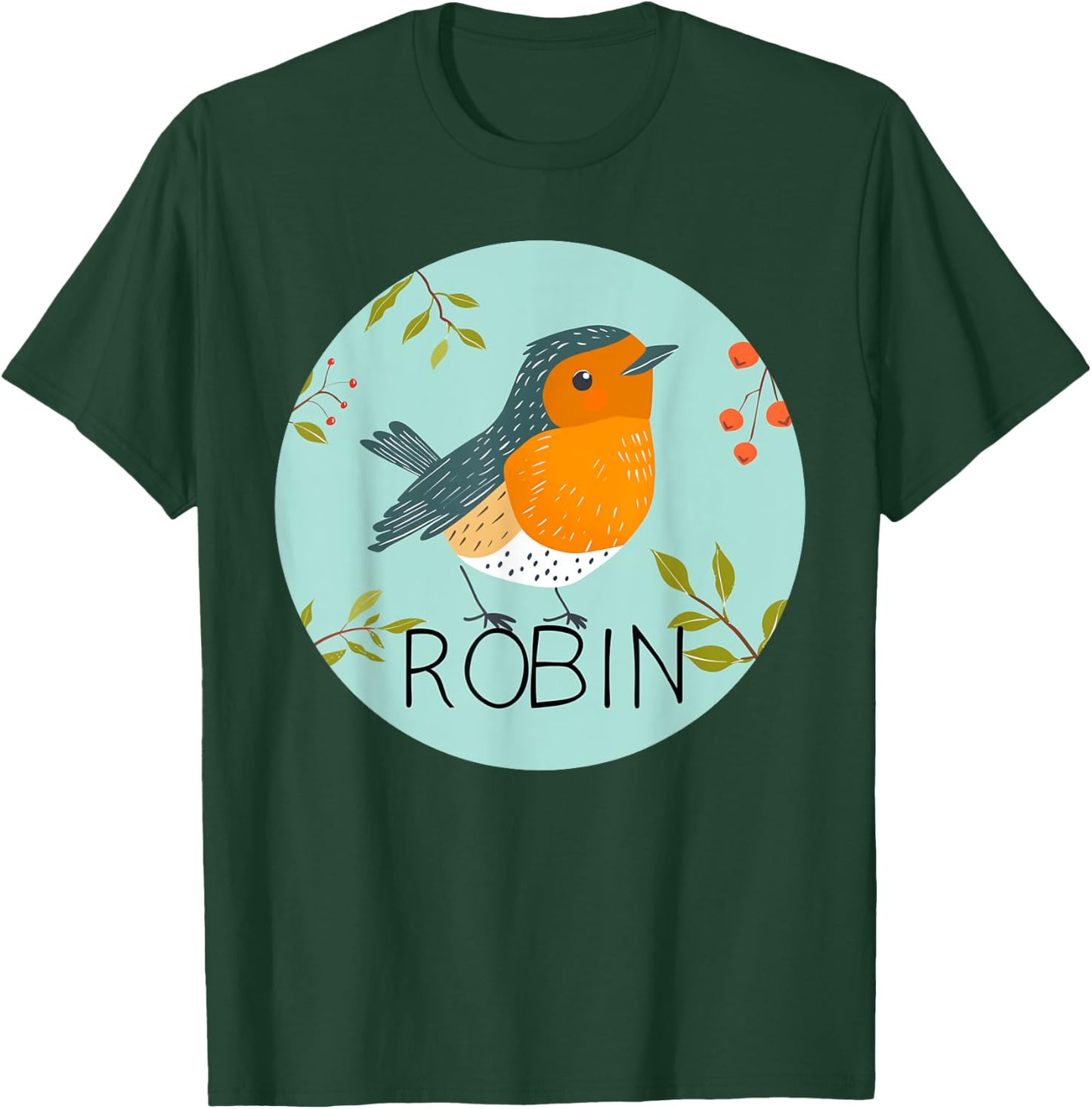 Cool Robin Bird Costume for Adults and Kids T-Shirt - T-Shirt | Forest