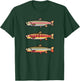 Rainbow Golden Brook Trout Fishing Gift Anglers T-Shirt - T-Shirt | Forest