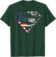 DC Comics Superman American Flag Camo Logo T-Shirt - T-Shirt | Forest