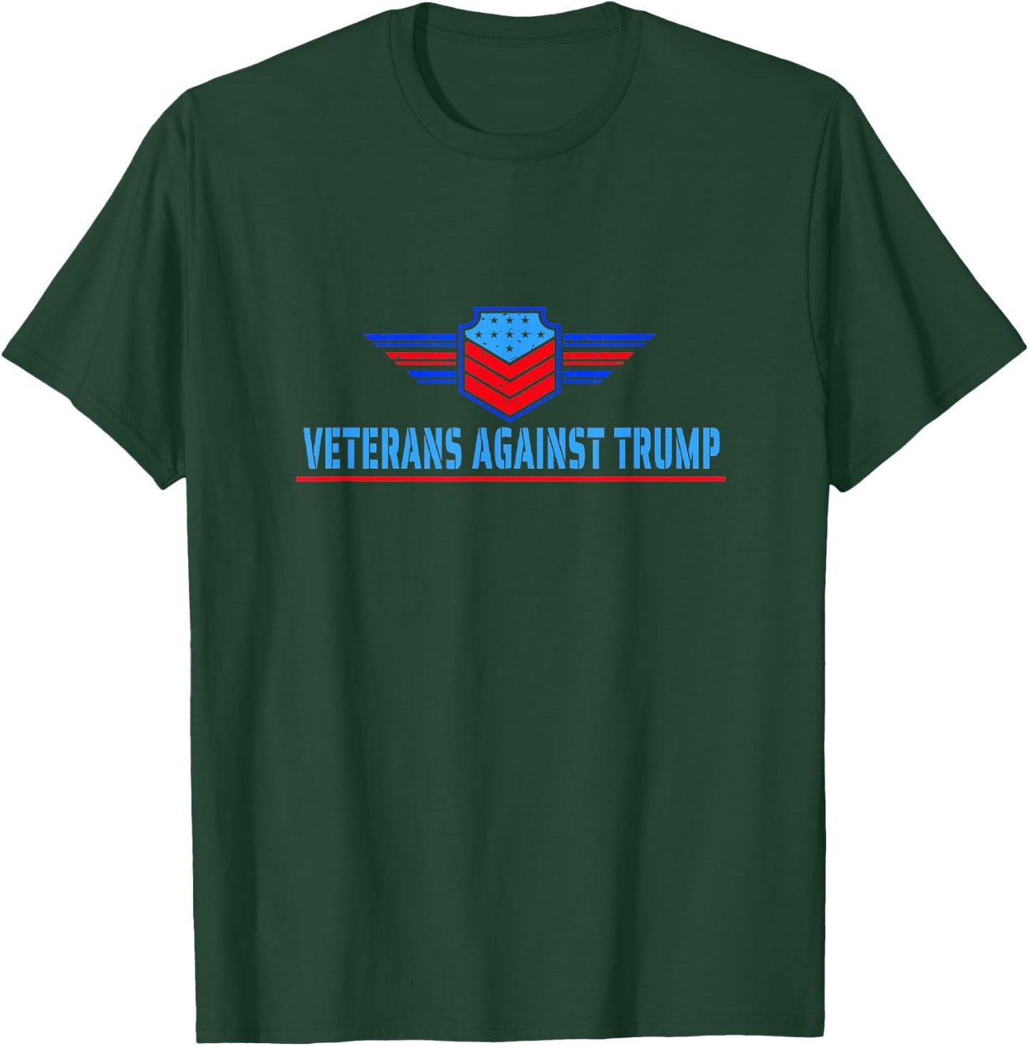 Veterans Against Trump T-Shirt - T-Shirt | Forest
