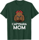 Capybara Mom Face Bandana Cute Capy Mama Mommy Rodent Women T-Shirt - T-Shirt | Forest