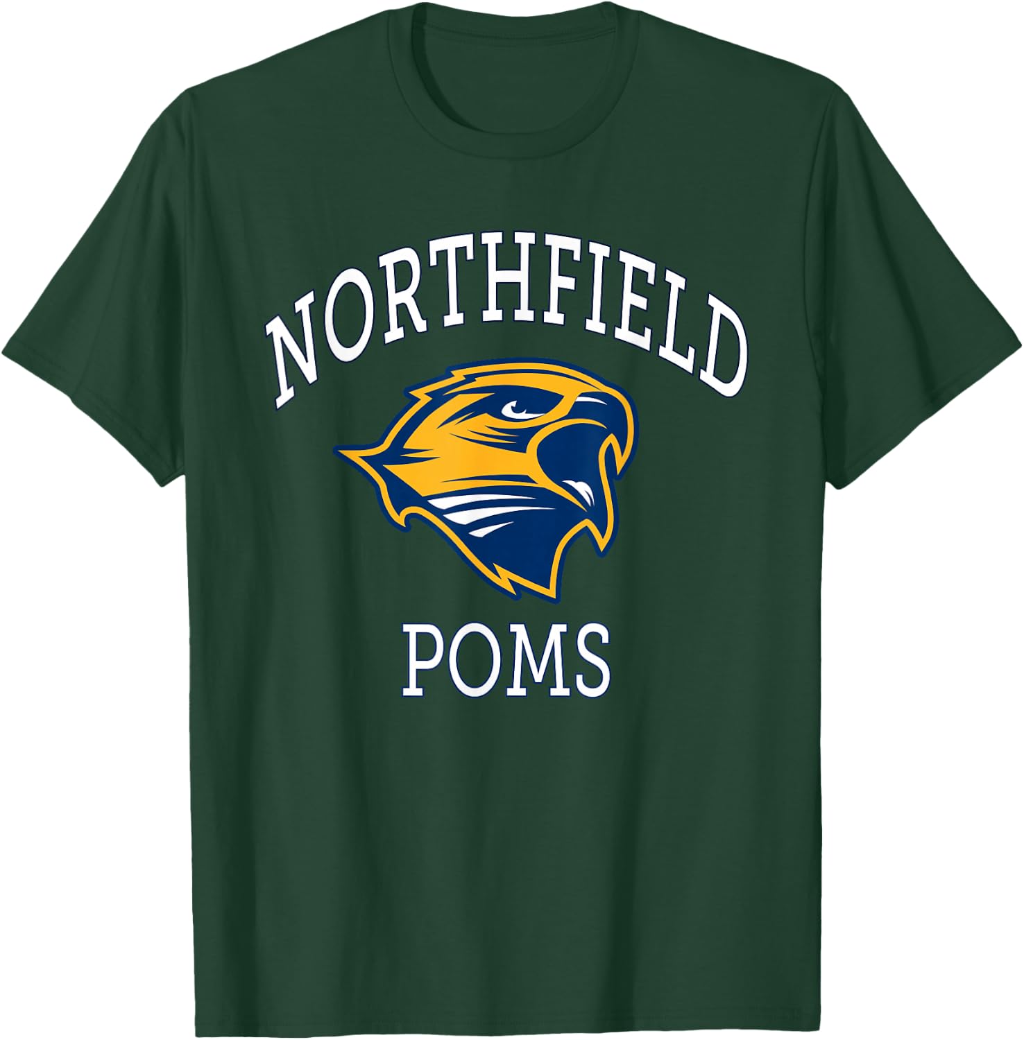Northfield High School Nighthawks Poms T-Shirt - T-Shirt | Forest