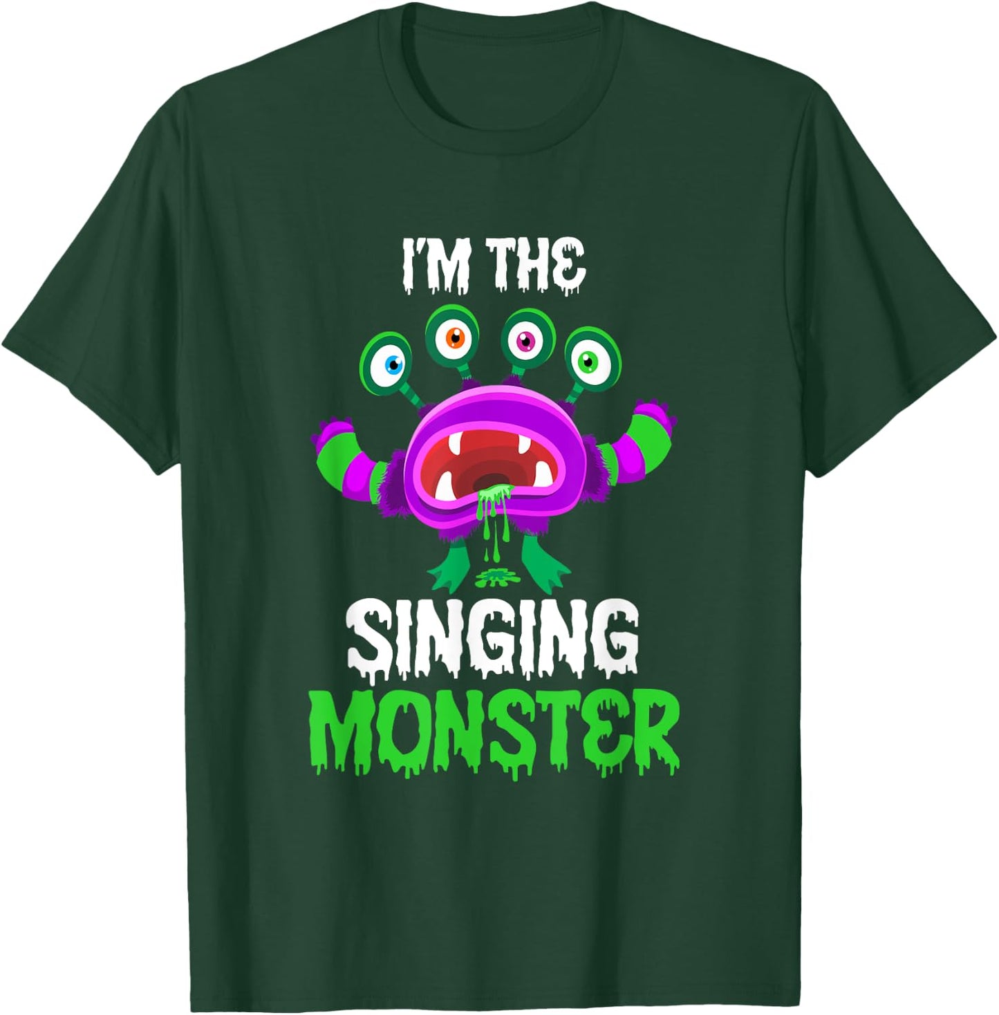I'm The Singing Monster Matching Family Halloween T-Shirt - T-Shirt | Forest