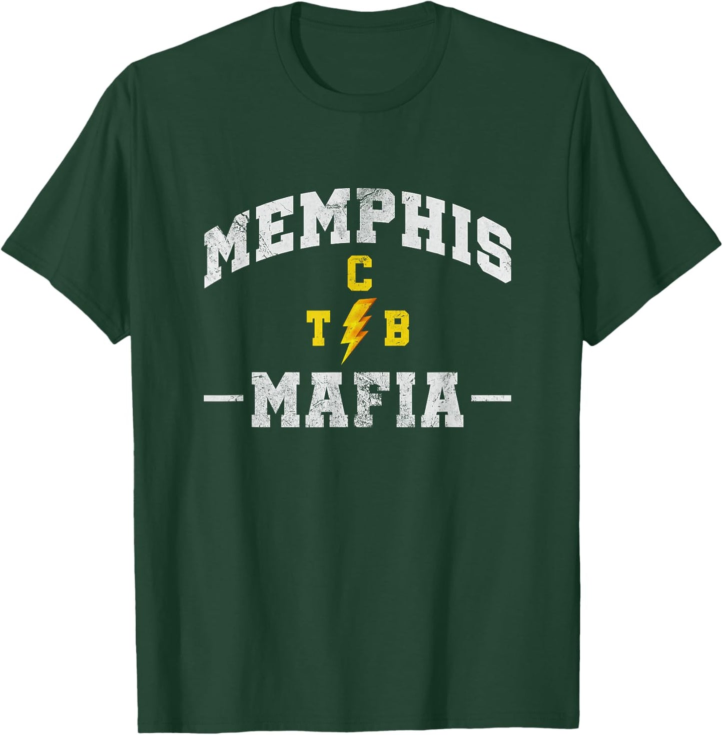Memphis Mafia Tennessee USA TN State Pride Distressed T-Shirt - T-Shirt | Forest