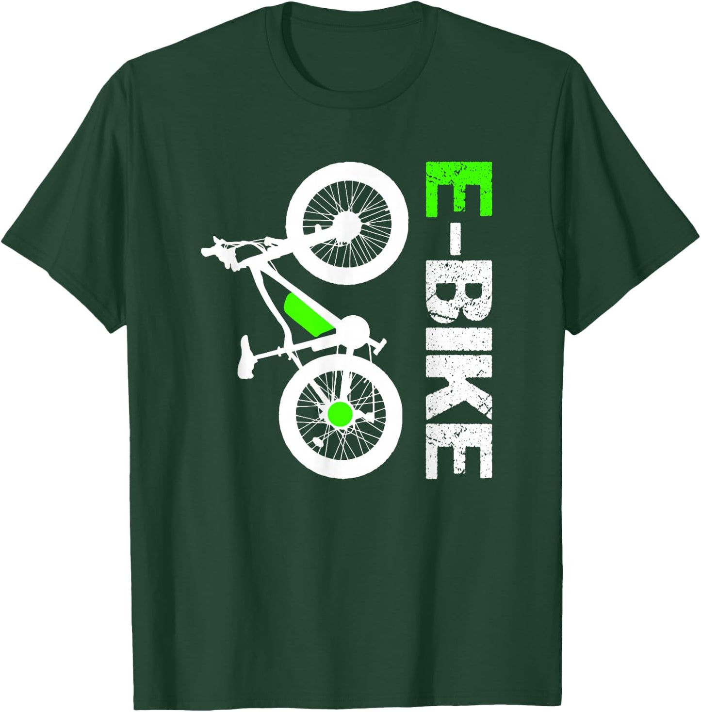 E-Bike - Cool Electric Bicycle Gift T-Shirt - T-Shirt | Forest