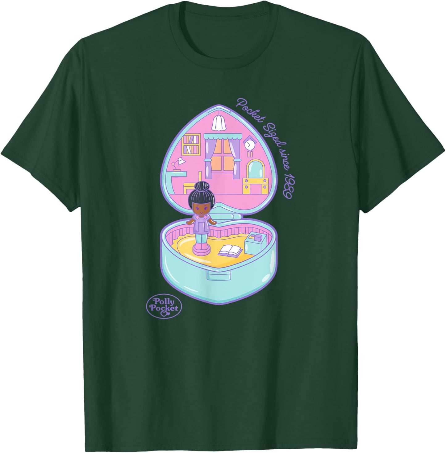 Polly Pocket - Pocket-Sized Since 1989 T-Shirt - T-Shirt | Forest