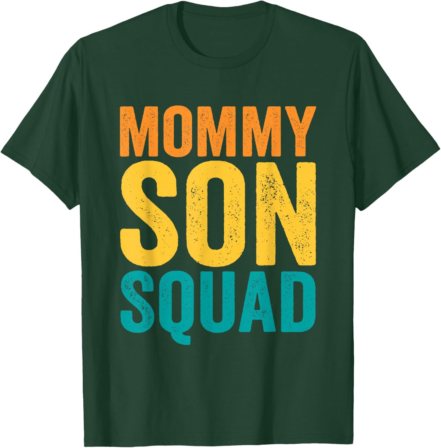 Mommy Son Squad Mother's Day Matching Mom Sons Mother Son T-Shirt - T-Shirt | Forest