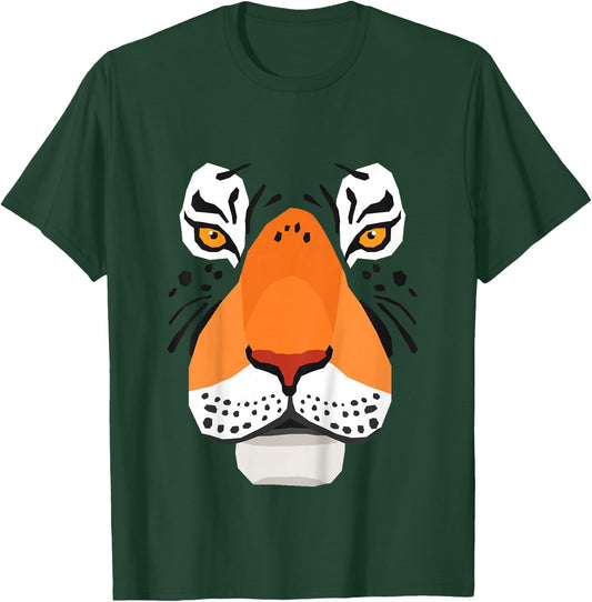 Tiger Face For Boys & Girls That Love Tigers T-Shirt - T-Shirt | Forest
