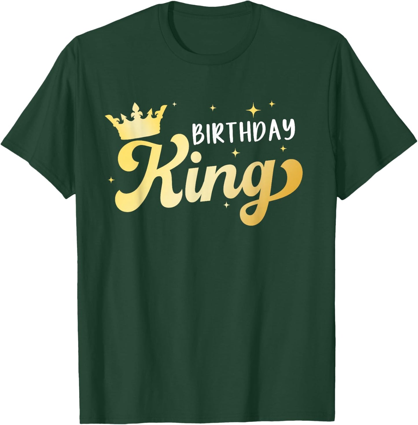 Birthday King For Boys And Men Matching Birthday T-Shirt - T-Shirt | Forest