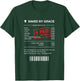 Christian Shirt - Jesus Paid It All Receipt Romans 6:23 T-Shirt - T-Shirt | Forest