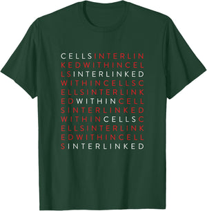 Replicant Interlinked Cells Baseline T-Shirt - T-Shirt | Forest