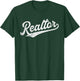 Realtor Real Estate Agent Funny Retro Vintage Men Women Gift T-Shirt - T-Shirt | Forest