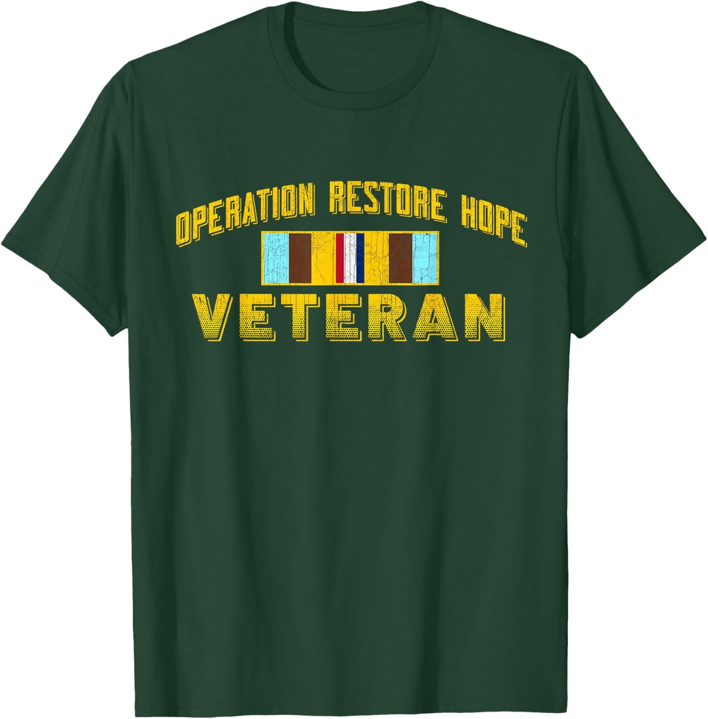 Operation Restore Hope Somalia ORH Veteran Vintage Gifts T-Shirt - T-Shirt | Forest