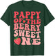 Pappy Of The Berry Sweet One 1st Birthday Strawberry T-Shirt - T-Shirt | Forest