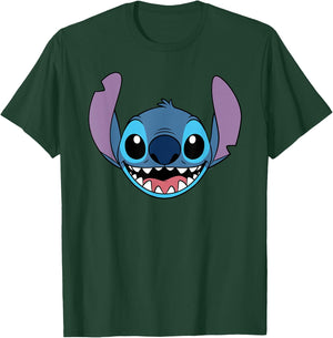 Disney Lilo & Stitch Experiment 626 Smiling Big Face Costume T-Shirt - T-Shirt | Forest