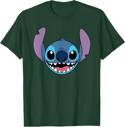 Disney Lilo & Stitch Experiment 626 Smiling Big Face Costume T-Shirt - T-Shirt | Forest