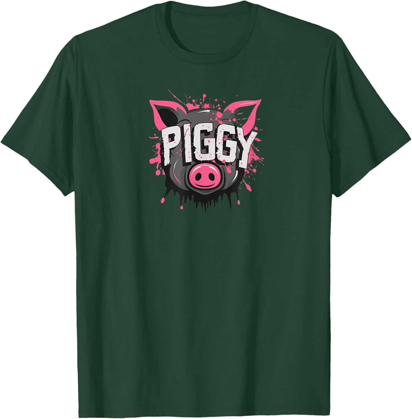 Gay Piggy Daddy Bear | Nasty Pig Oink Gay Pride 2025 T-Shirt - T-Shirt | Forest