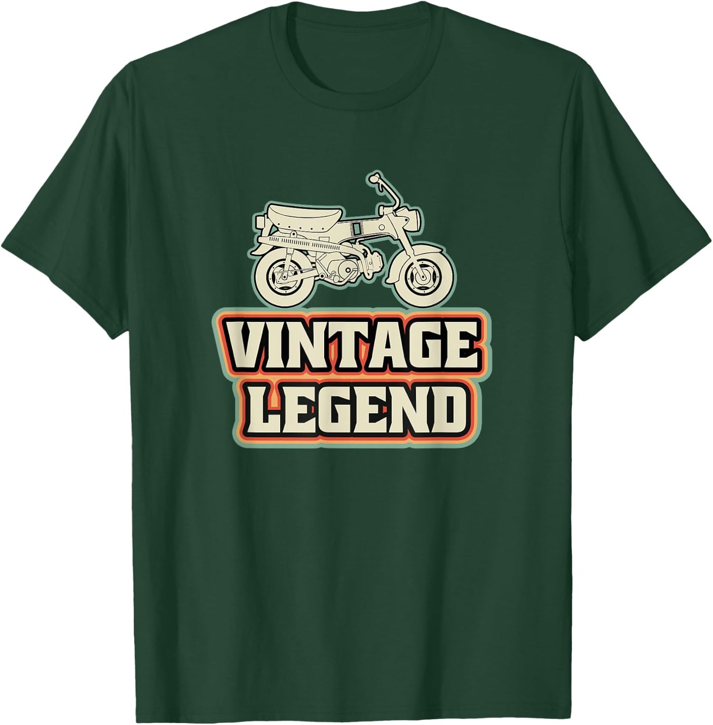 Dax Vintage Legend Japan Moped Motorcycle T-Shirt - T-Shirt | Forest
