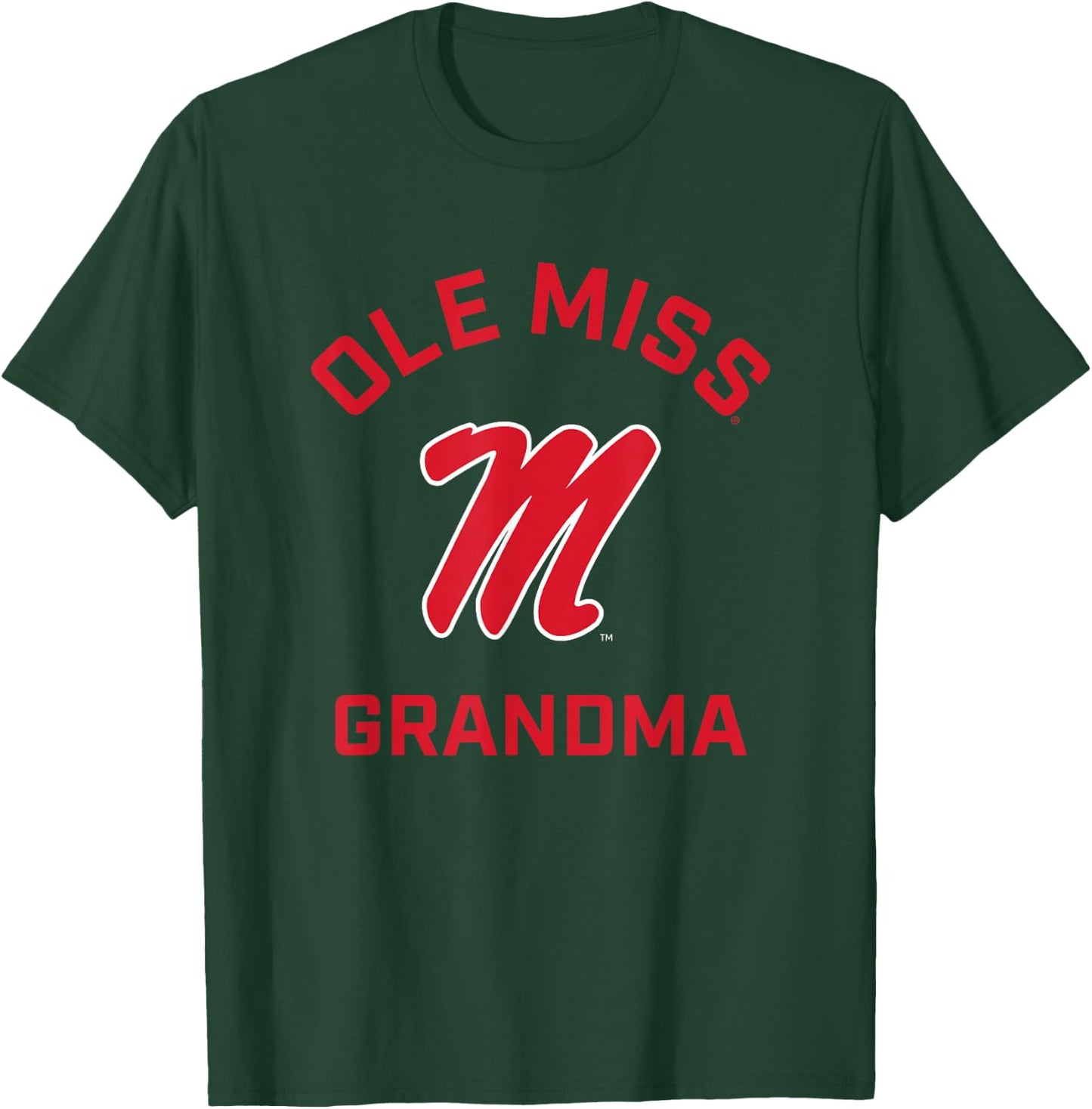 Campus Lab Ole Miss Rebels Arched Grandma - Blue, Small, -Adults, Short Sleeve, , College Students, Ole Miss Fans, Young Adults T-Shirt - T-Shirt | Forest