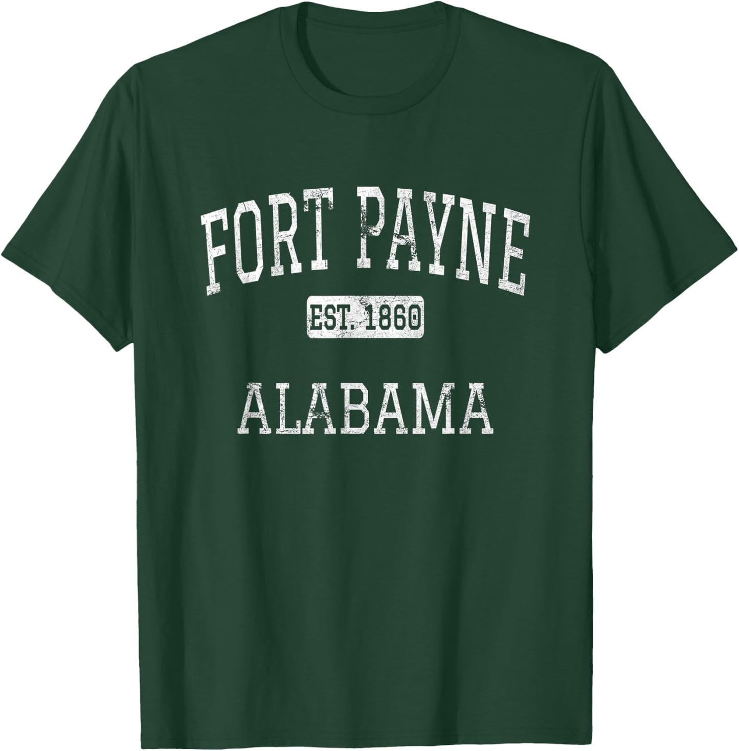 Fort Payne Alabama AL Vintage T-Shirt - T-Shirt | Forest