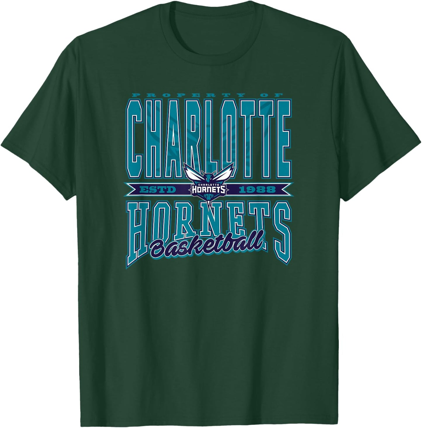 NBA Charlotte Hornets Nonstop Action T-Shirt - T-Shirt | Forest