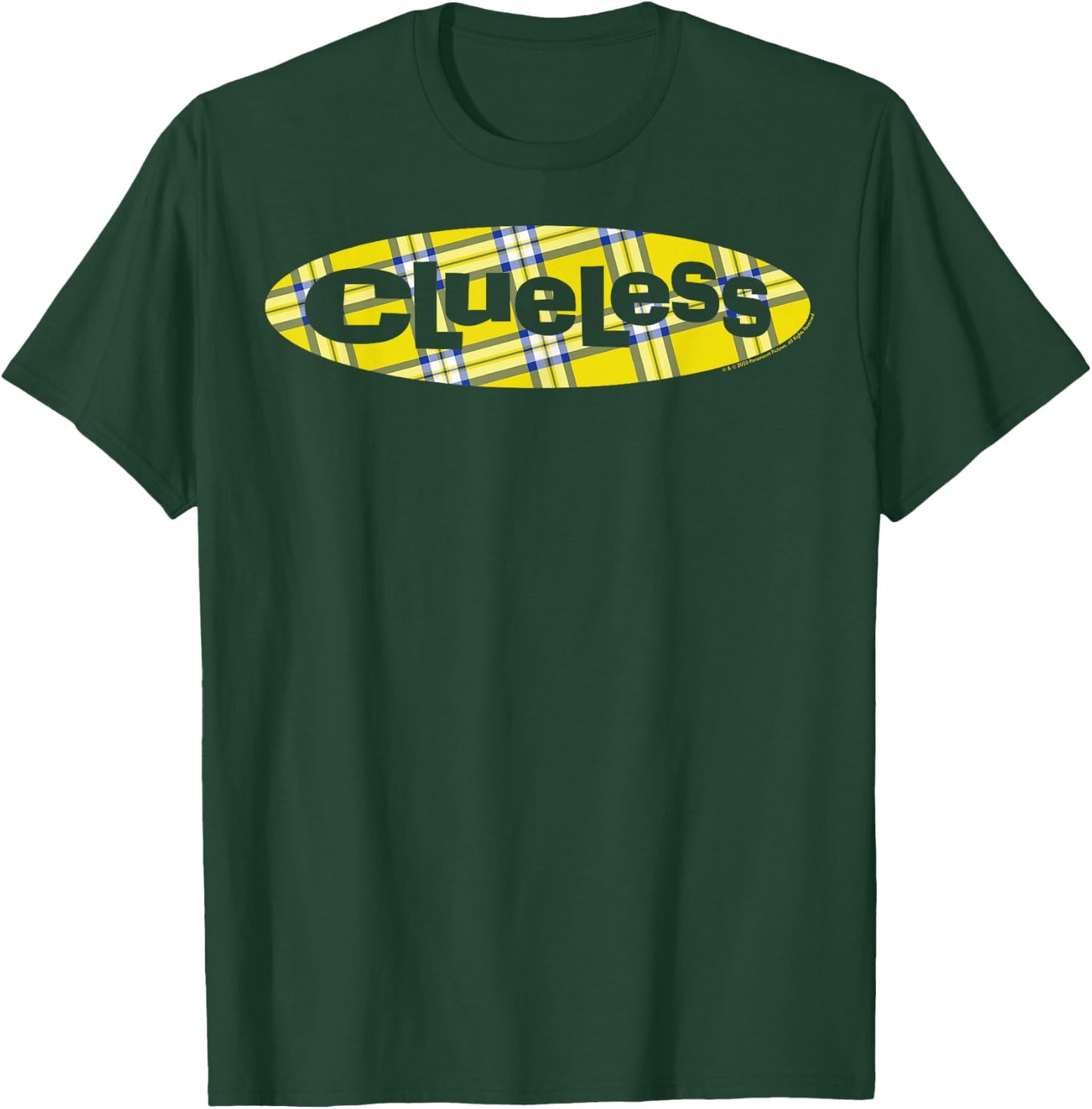 Clueless Plaid Movie Chest Logo T-Shirt - T-Shirt | Forest