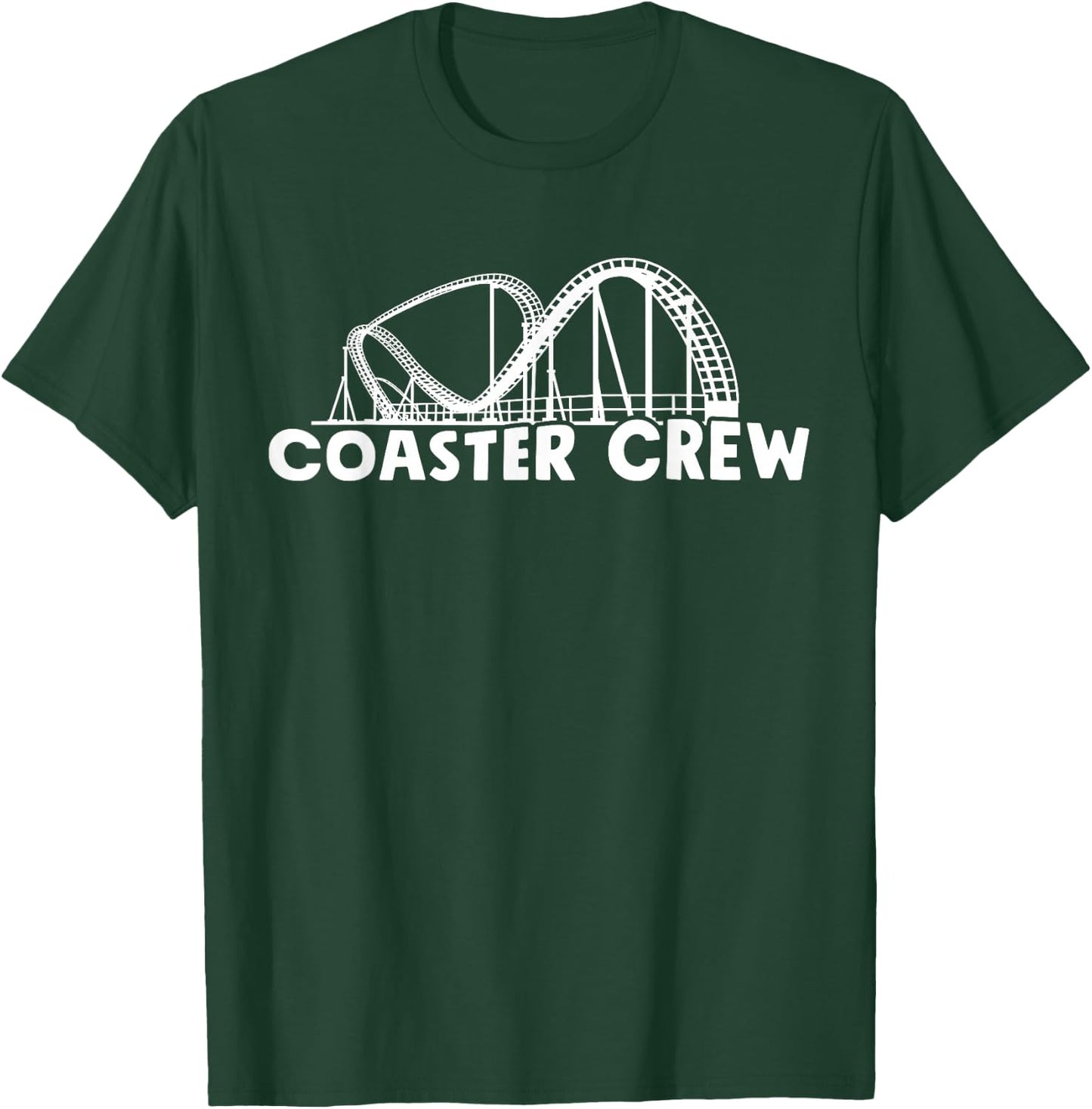 Amusement Park I Rollercoaster Crew I Roller Coaster Crew T-Shirt - T-Shirt | Forest