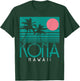 Kona Hawaii Palm Trees Surf Vintage Retro Hawaii Islands T-Shirt - T-Shirt | Forest