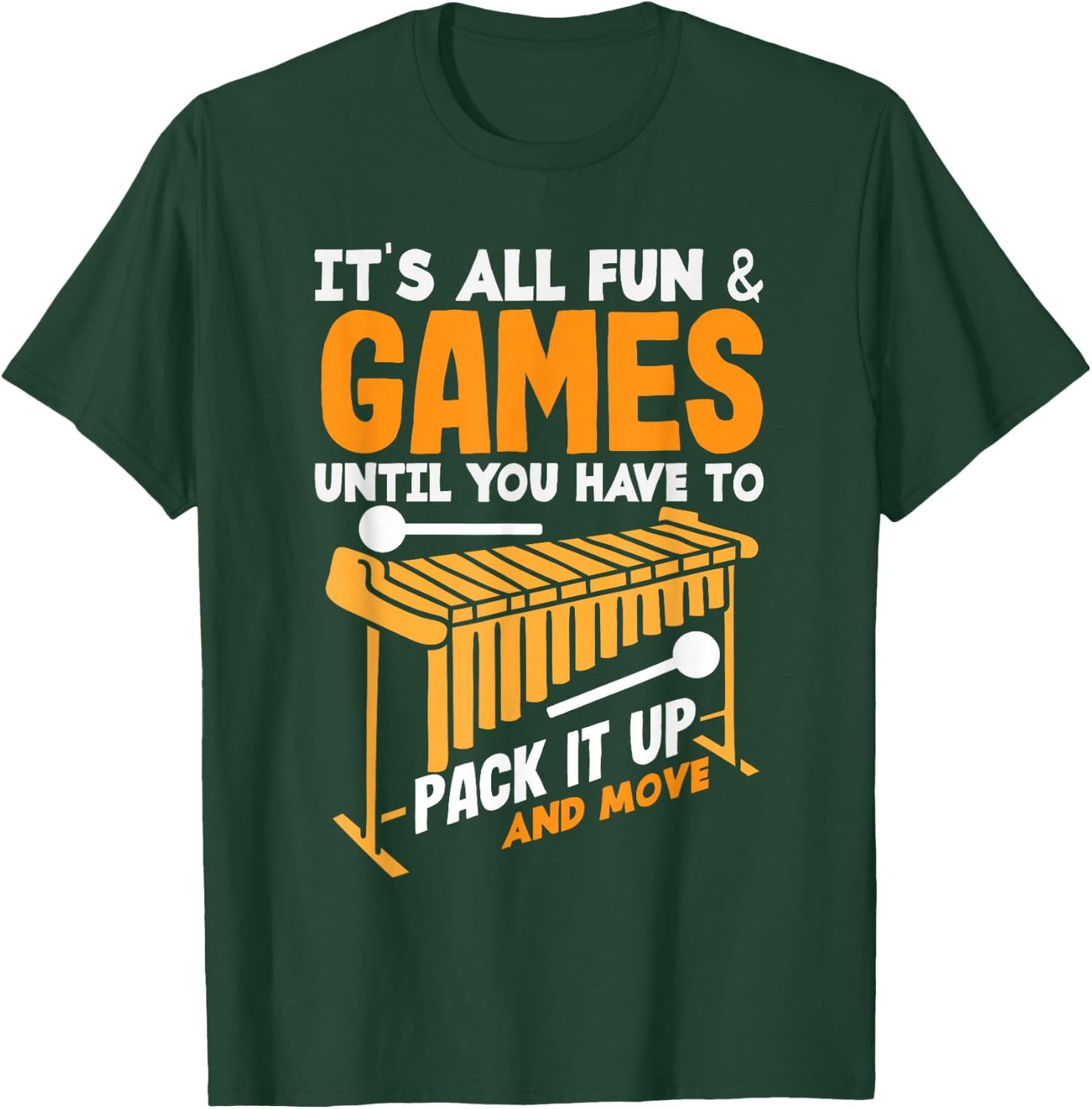 Vibraphone Musical Instrument Vibraphonist Marimba Player T-Shirt - T-Shirt | Forest