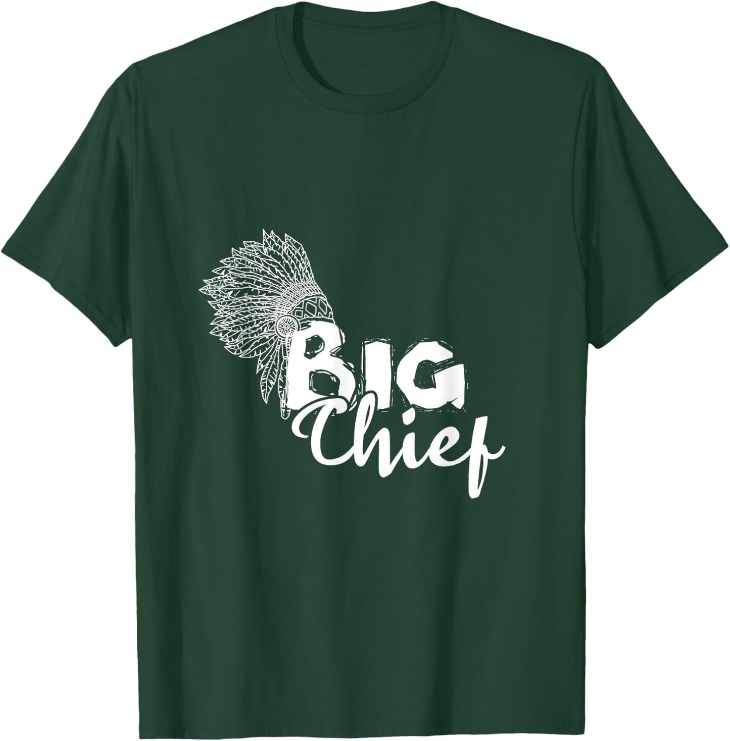 Indian Chief Motorcycle Headdress T-Shirt - T-Shirt | Forest