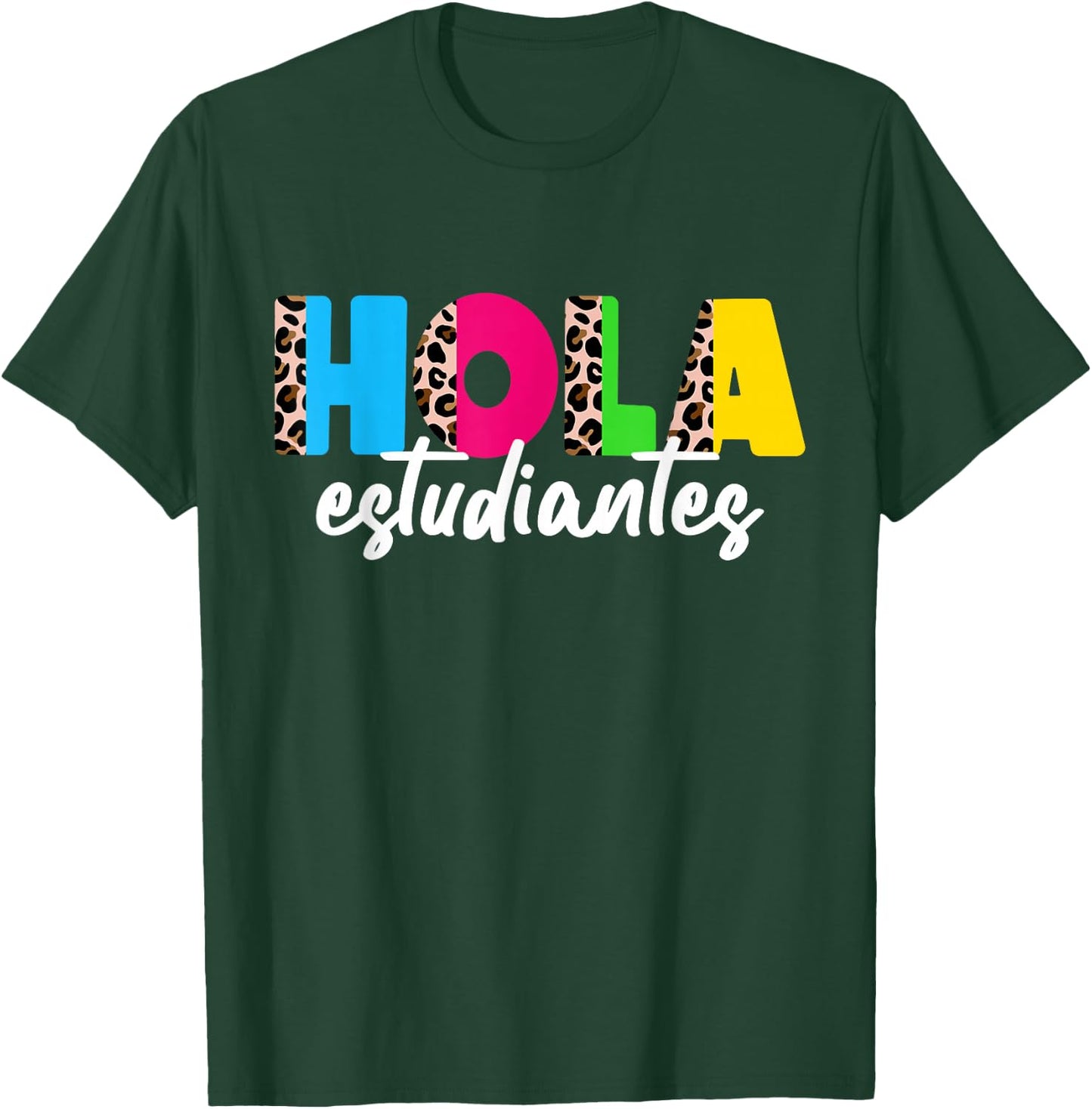 Spanish Teacher Shirt Men Maestra Back to School T-Shirt - T-Shirt | Forest