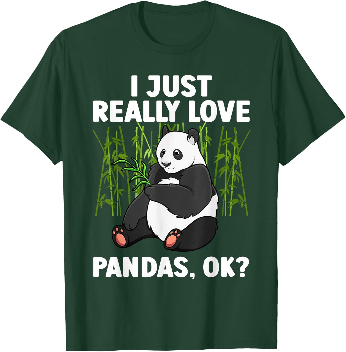 Panda Art Women Animal Giant Panda Bear Panda Lover T-Shirt - T-Shirt | Forest