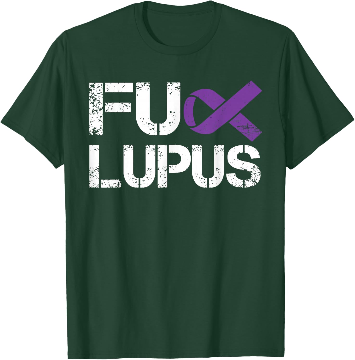 Fuck Lupus Systemic Lupus Erythematosus Awareness Men T-Shirt - T-Shirt | Forest