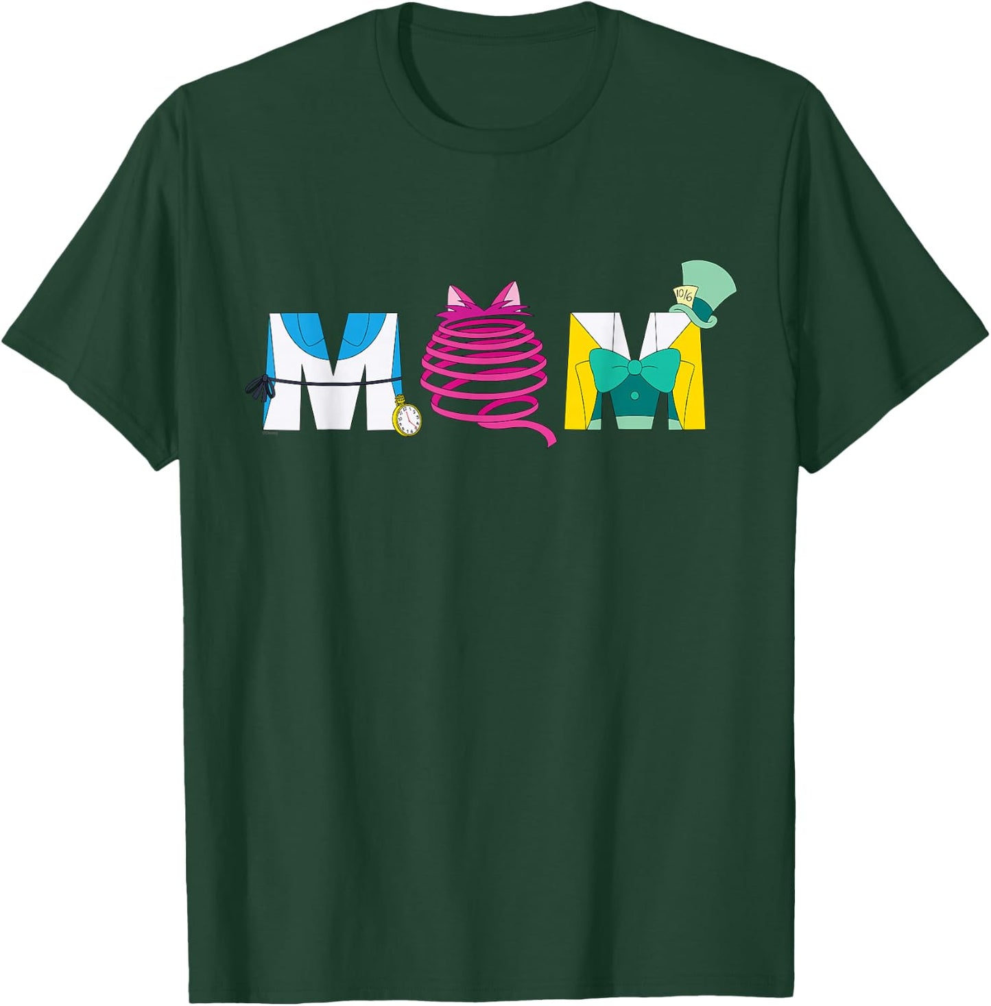 Disney Alice in Wonderland Mother’s Day Birthday Best Mom T-Shirt - T-Shirt | Forest