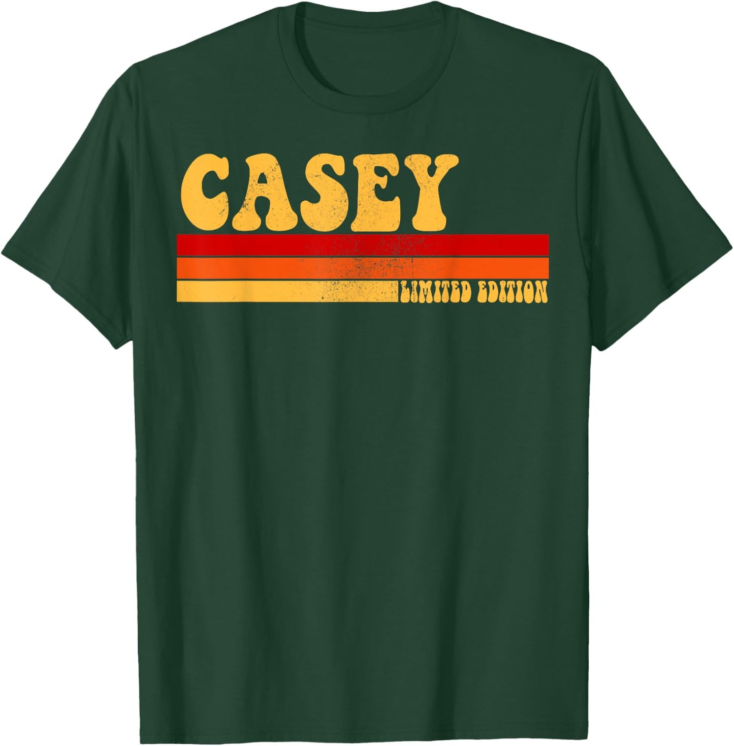 CASEY Name Personalized Idea Men Retro Vintage CASEY T-Shirt - T-Shirt | Forest