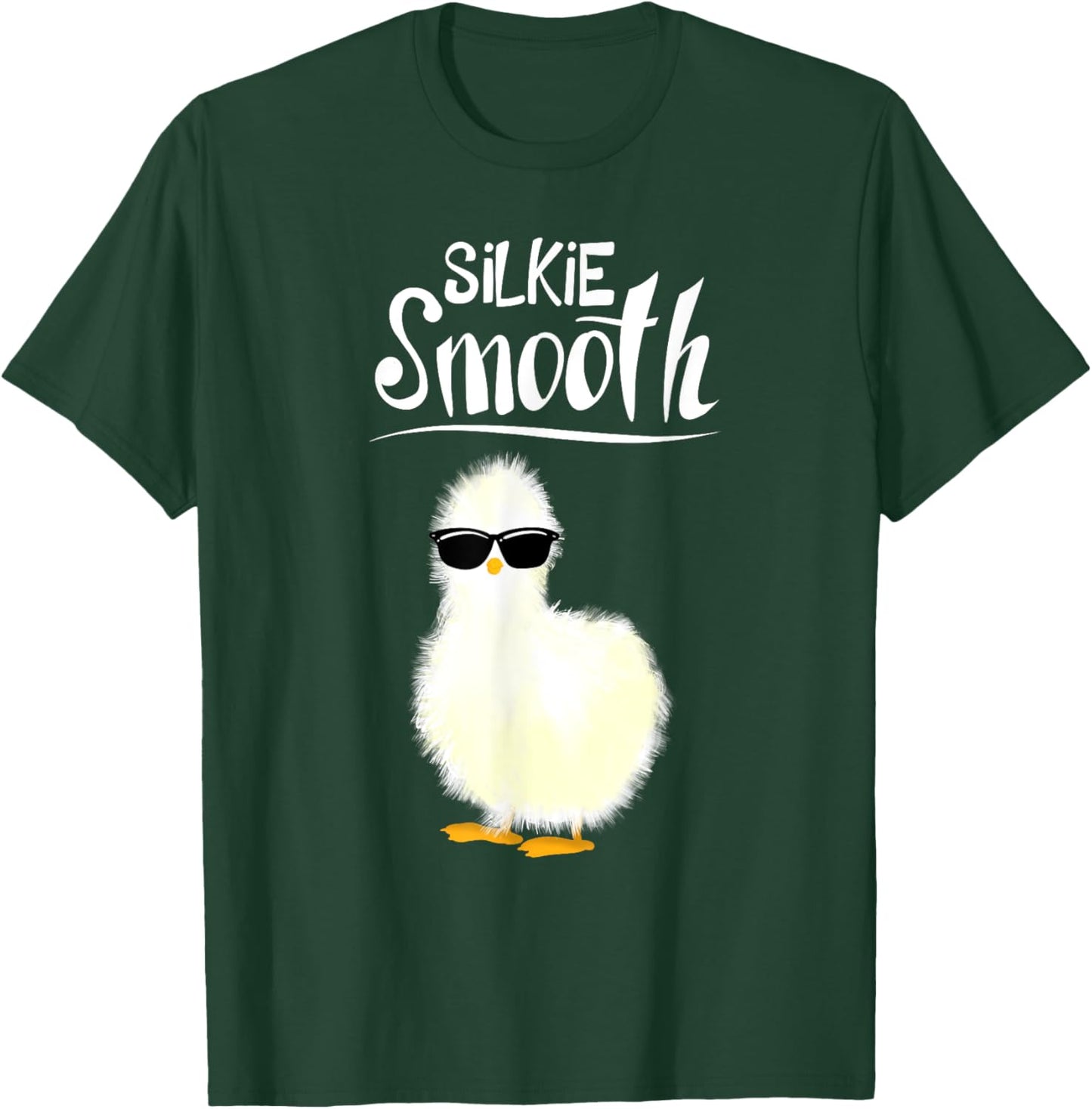 Funny Silkie Smooth Art Women Silkie Chicken Lover T-Shirt - T-Shirt | Forest