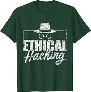 Ethical Hacking Hack Computer It Hacker T-Shirt - T-Shirt | Forest