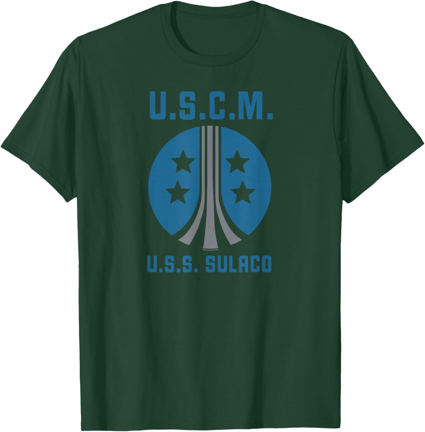 Aliens United States Colonial Marine Corps Big Chest Logo T-Shirt - T-Shirt | Forest