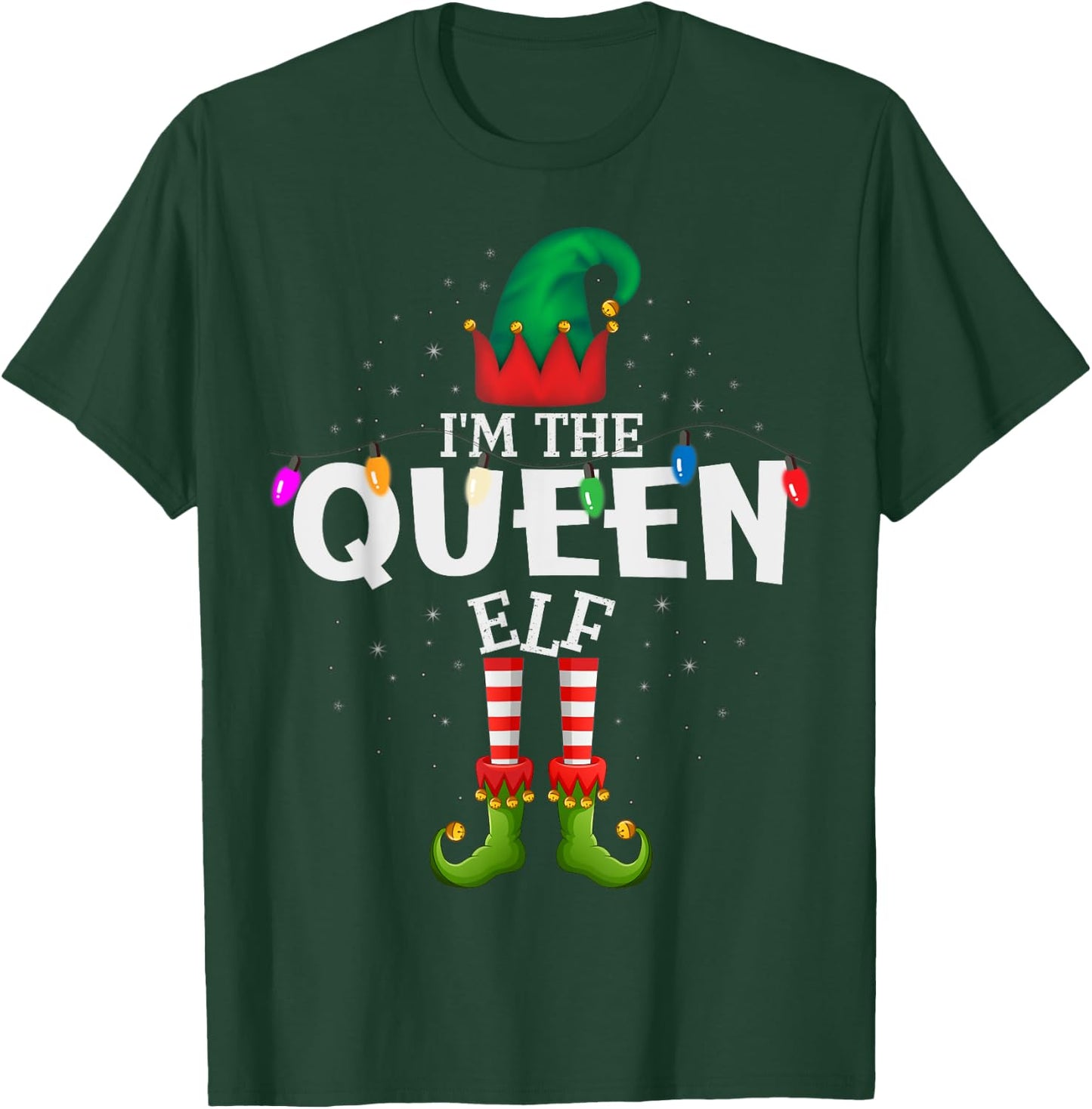 I'm The Queen Matching Christmas Family T-Shirt - T-Shirt | Forest