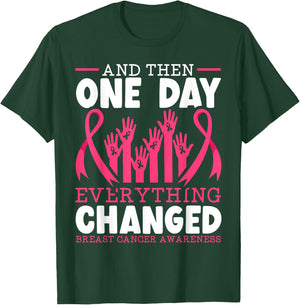 Breast Cancer Warrior Breast Cancer Awareness T-Shirt - T-Shirt | Forest