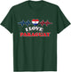 I Love Paraguay Trip Travel Matching Family Vacation T-Shirt - T-Shirt | Forest