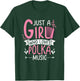 Polka Lover Accordion Just A Girl Who Loves Polka Music T-Shirt - T-Shirt | Forest